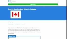 
							         Top 20 Job Posting Sites in Canada (Updated for 2019) - Betterteam								  
							    