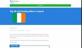 
							         Top 20 Job Posting Sites in Ireland (Updated for 2018) - Betterteam								  
							    