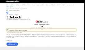 
							         Top 2,296 Reviews and Complaints about LifeLock | Page 34								  
							    
