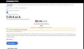 
							         Top 2,297 Reviews and Complaints about LifeLock								  
							    