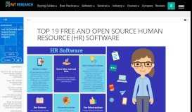 
							         Top 24 Free and Open Source Human Resource (HR) Software ...								  
							    