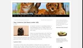
							         Top 3 Interior Cat Doors under $40 | Animals Small and Big								  
							    