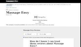 
							         Top 364 Reviews and Complaints about Massage Envy | Page 3								  
							    