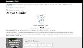 
							         Top 37 Reviews and Complaints about Mayo Clinic								  
							    
