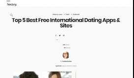 
							         Top 5 Best Free International Dating Apps & Sites | Heavy.com								  
							    