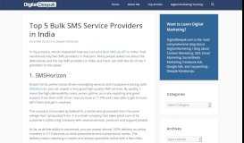 
							         Top 5 Bulk SMS Service Providers in India (with API) - Digital Deepak								  
							    