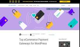 
							         Top 5 eCommerce Payment Gateways for WordPress - WPMU DEV								  
							    