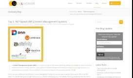 
							         Top 5 .NET Based CMS (Content Management System) | Luce ...								  
							    