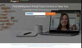 
							         Top 5 WebSphere Portal Tutors | Wyzant Tutoring								  
							    