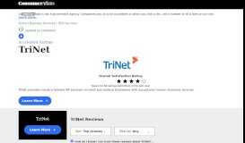 
							         Top 52 Reviews and Complaints about TriNet - ConsumerAffairs.com								  
							    