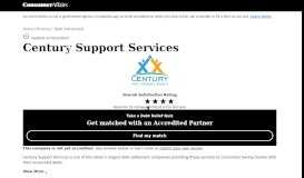 
							         Top 54 Reviews about Century Support Services								  
							    