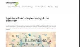 
							         Top 6 benefits of using technology in the classroom - Webanywhere								  
							    