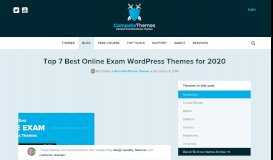 
							         Top 6 Best Online Exam WordPress Themes for 2019 | Compete ...								  
							    