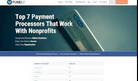 
							         Top 6 Payment Processors That Work With Nonprofits - Fundly's Blog								  
							    