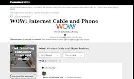 
							         Top 61 Reviews about WOW! Internet Cable and Phone								  
							    