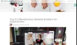 
							         Top 8 Membership Website Builders for Associations - Morweb								  
							    