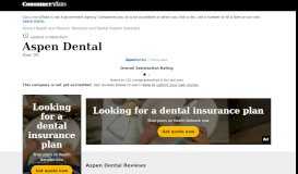 
							         Top 880 Reviews and Complaints about Aspen Dental								  
							    