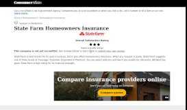 
							         Top 911 Reviews about State Farm Homeowners Insurance ...								  
							    