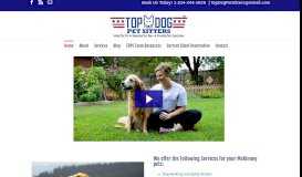 
							         Top Dog Pet Sitters | Insured Pet Sitting Professionals in McKinney TX								  
							    