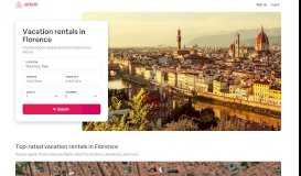 
							         Top Florence Villas & Vacation Rentals | Airbnb®								  
							    