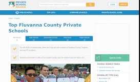 
							         Top Fluvanna County, VA Private Schools (2018-19)								  
							    
