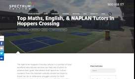 
							         Top Maths, English, & NAPLAN Tutors in Hoppers Crossing								  
							    