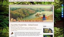 
							         Top of the World Hike - Kibale Forest - Kabiza Wilderness Safaris ...								  
							    