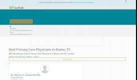 
							         Top Primary Care Physicians near Alamo, Texas | CareDash								  
							    