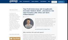 
							         Top-Profi-Interview mit SnapBooth Gründer Robert Wolf - Profi Portal								  
							    