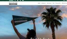 
							         Top-Rated Christian College in Arizona | Huntington University, a ...								  
							    