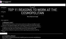 
							         Top reasons to work at The Cosmopolitan of Las Vegas								  
							    