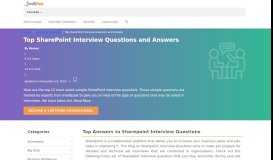 
							         Top Sharepoint Interview Questions and Answers for 2019 - Intellipaat								  
							    