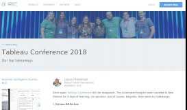 
							         Top Takeaways from Tableau Conference 2018 | Automated Insights								  
							    