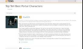 
							         Top Ten Best Portal Characters - TheTopTens®								  
							    
