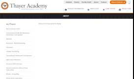 
							         Top Tigers - Details - Thayer Academy								  
							    