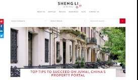 
							         Top Tips to Succeed on Juwai, China's Property Portal - Sheng Li Digital								  
							    