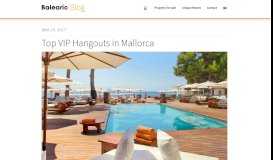 
							         Top VIP Hangouts in Mallorca | Property for sale in Mallorca								  
							    