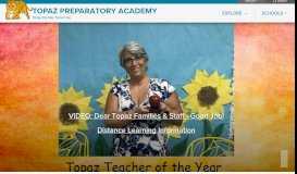 
							         Topaz Preparatory Academy								  
							    