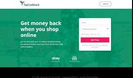 
							         TopCashback.com: The USA's Most Generous Cash Back & Coupons ...								  
							    