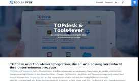 
							         TOPdesk und Tools4ever Integration | Tools4ever								  
							    