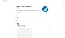 
							         Topmail - Private Secure – Medium								  
							    