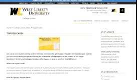 
							         Topper Card - College Union - West Liberty University								  
							    