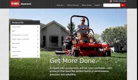 
							         Toro | Lawn Mowers, Golf Equipment, Landscape Equipment, Irrigation								  
							    