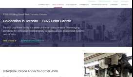 
							         Toronto Data Center | TOR2 | Cologix								  
							    