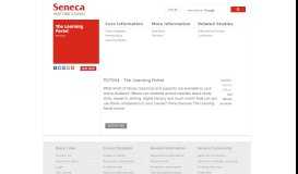 
							         Toronto, Ontario, Canada - The Learning Portal - Seneca College								  
							    