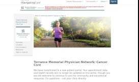 
							         Torrance Memorial Physician Network/ Cancer Care - Navigating Care								  
							    