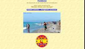 
							         TORROX - Torrox-Costa - Costa del Sol - Andalusien - Unser Portal für ...								  
							    