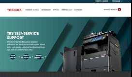 
							         Toshiba Business Solutions: Official Customer Self-Service Support								  
							    