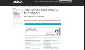 
							         Total Access 1248 Octal T1 IMA DSLAM - Adtran								  
							    