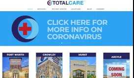 
							         Total Care | Family Medicine - Urgent Care								  
							    